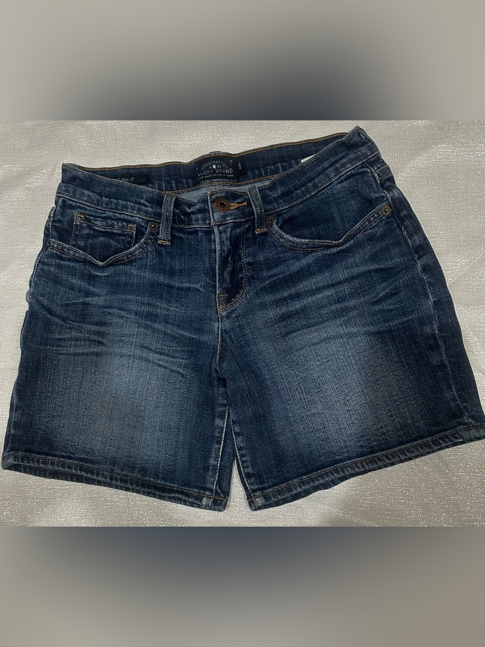 Lucky Brand Women’s Dark Wash Denim Shorts